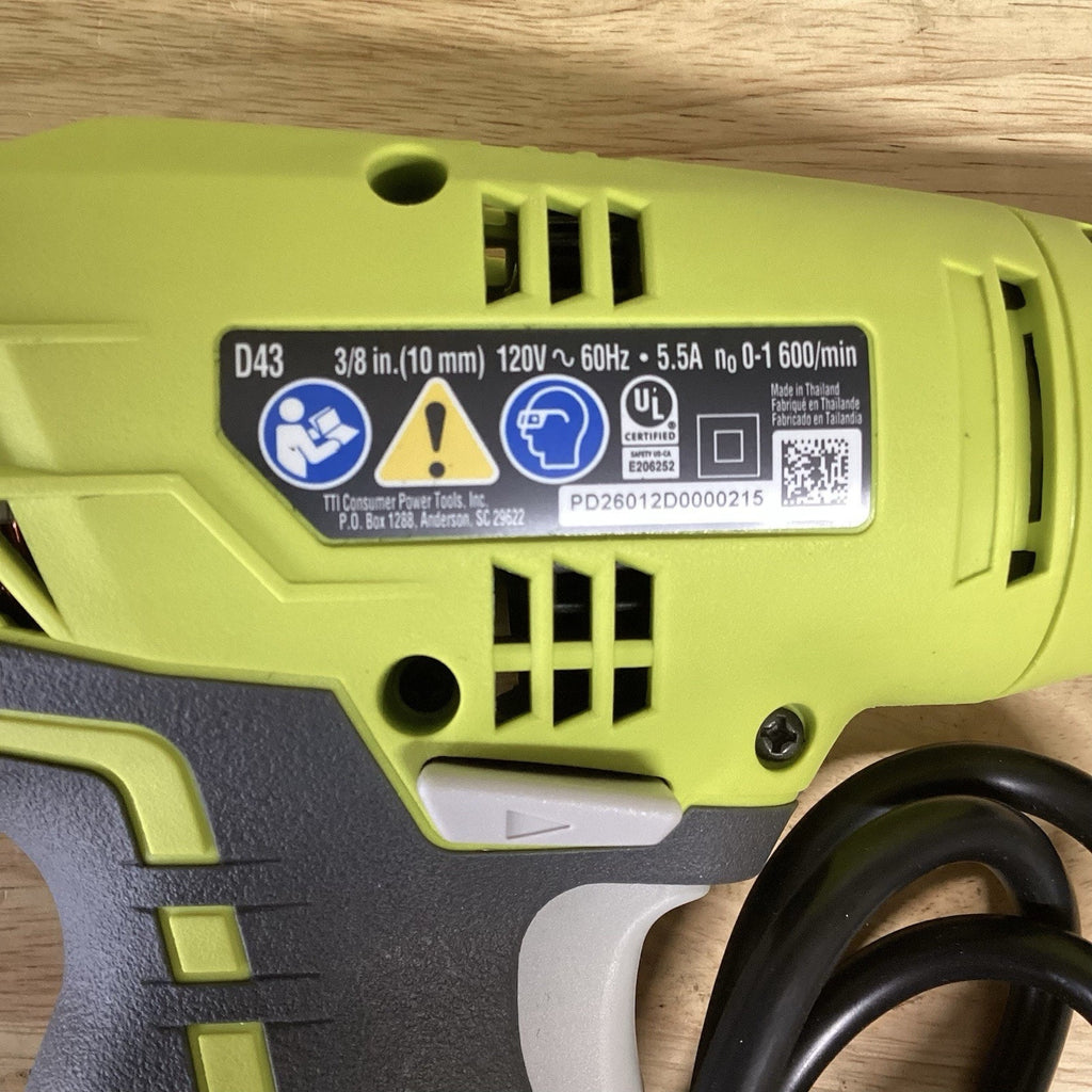 Ryobi D43K 120V Corded Power Drill
