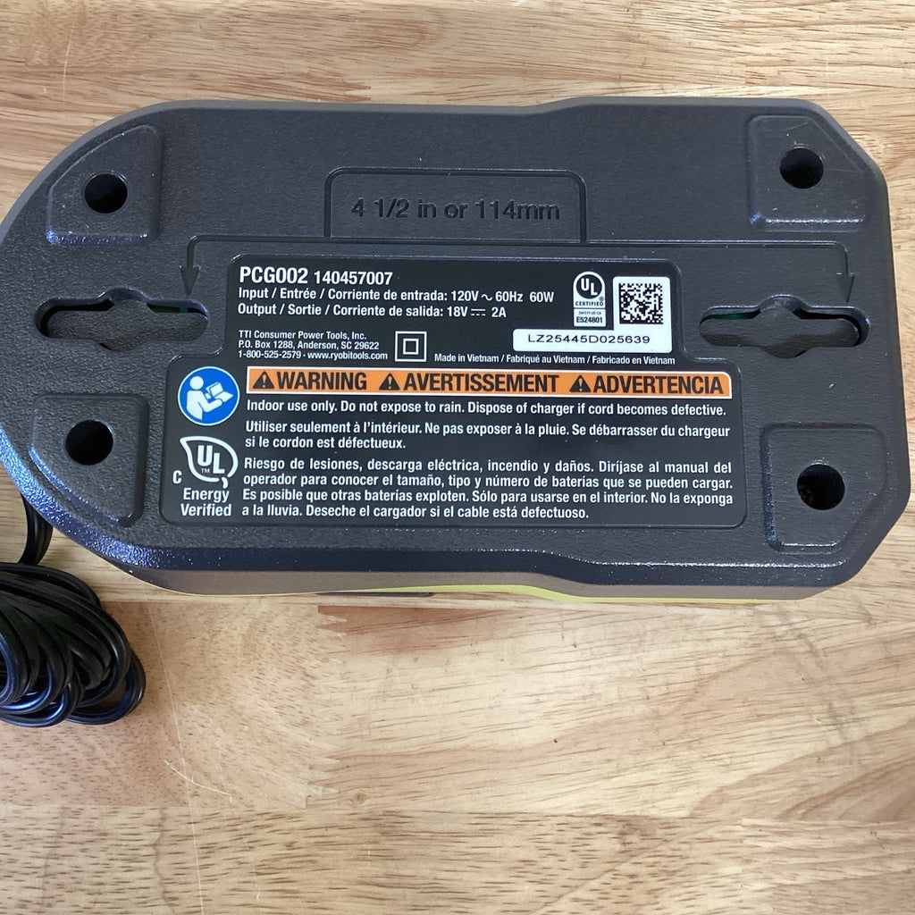 Ryobi PSK005 18V One+ 2.0Ah Battery & Charger Kit - Black/Green