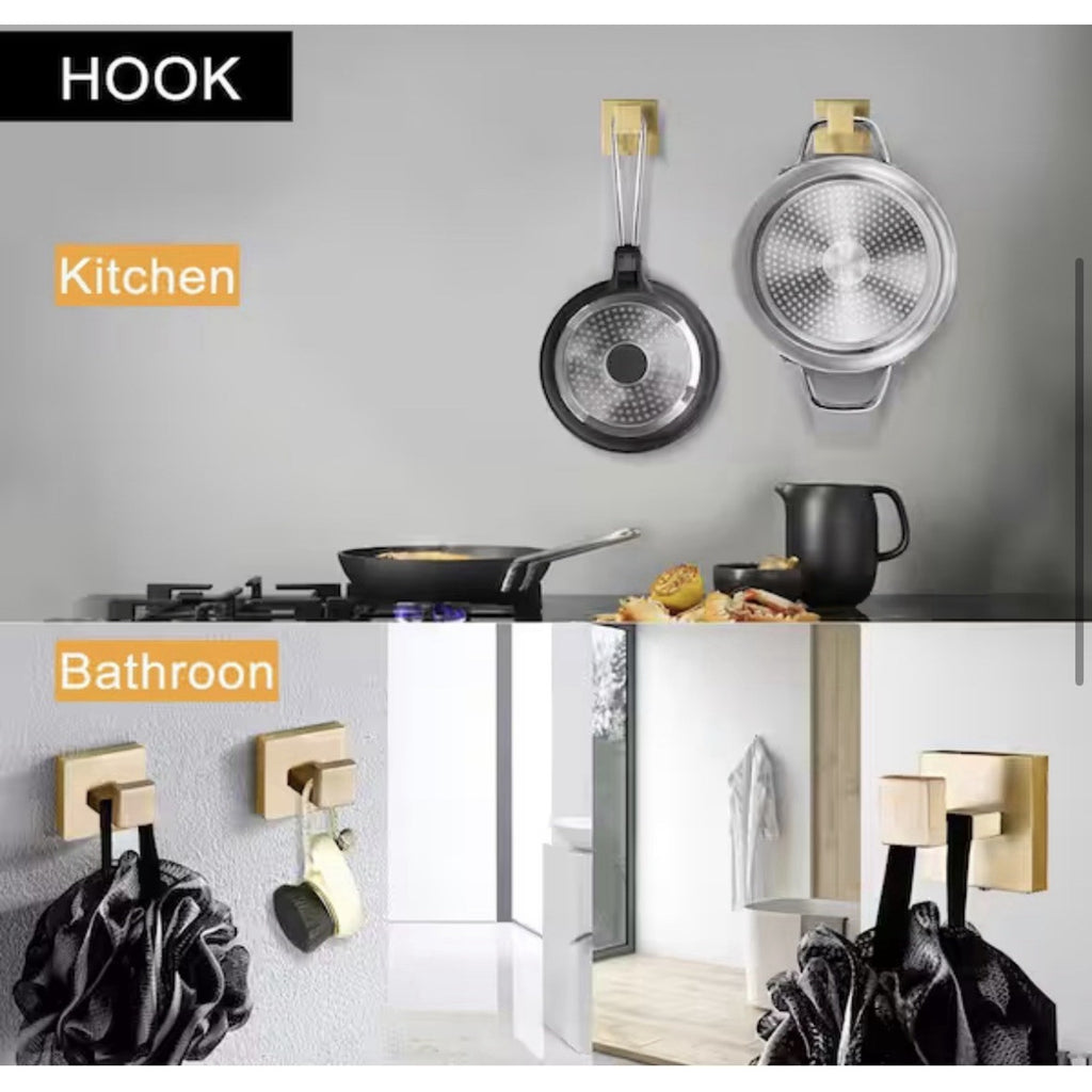 YSQCAR 10-Piece Bath Hardware Set with Towel Ring Toilet Paper Holder Towel Hook