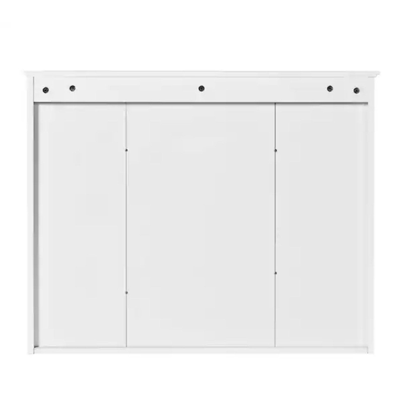 EPOWP 35 in. W x 28.7 in. H Rectangular White MDF Surface Mount Medicine Cabinet