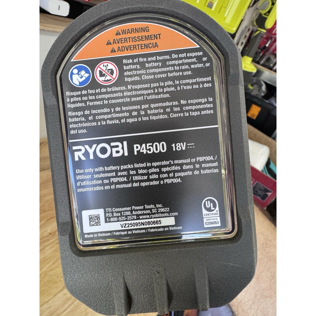 Ryobi P4500 18V Cordless Telescoping Power Scrubber Tool