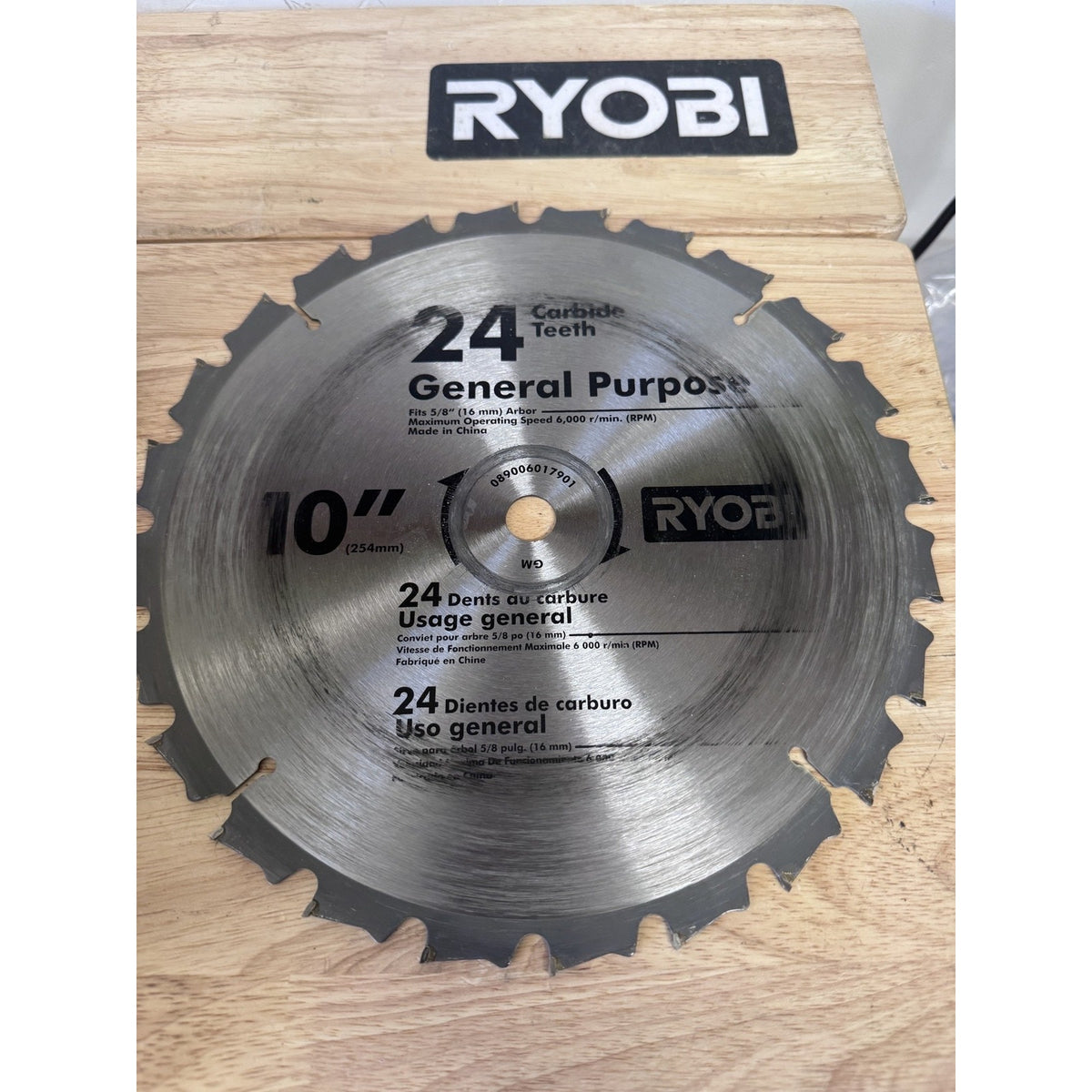 RYOBI 10" Compound Miter Saw TS1346 w/ 24T Blade - Used
