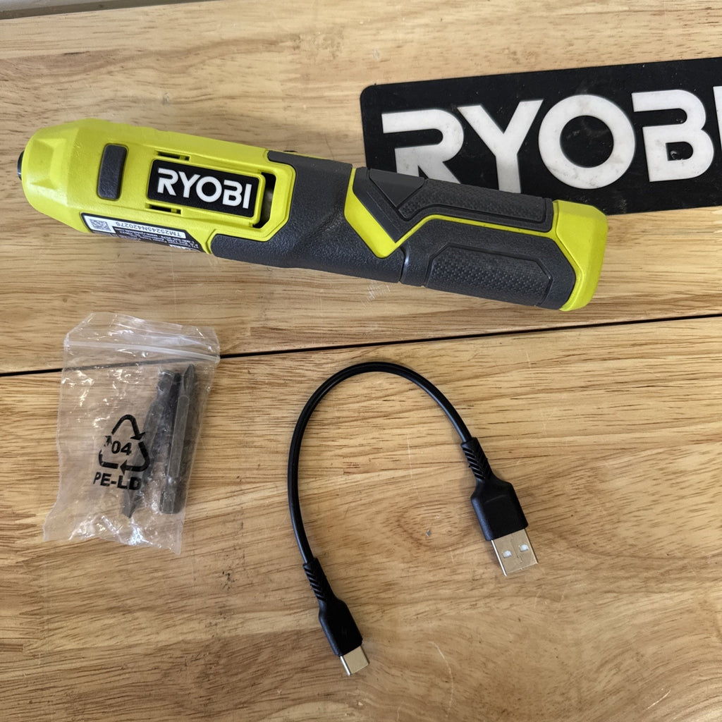 RYOBI 4V Cordless 1/4 in. Screwdriver