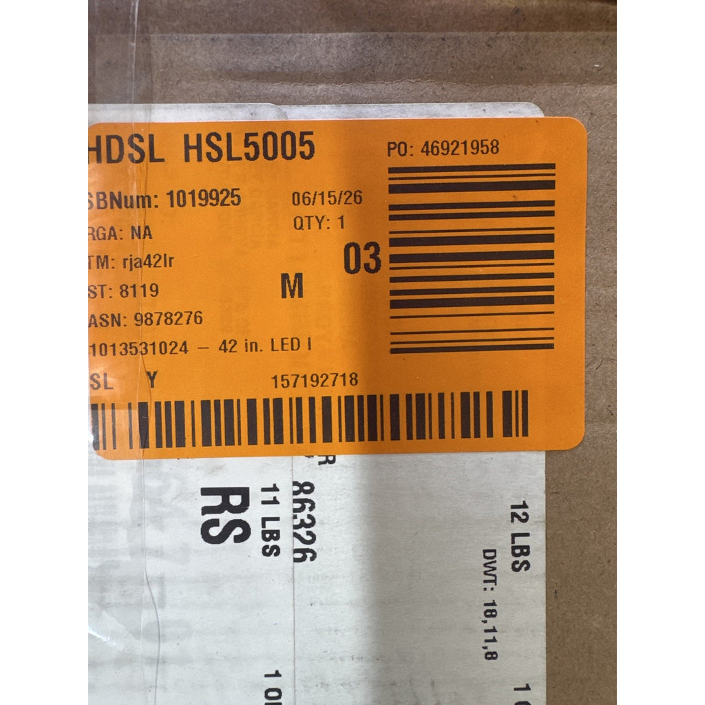 HINNIXY 42in Black Ceiling Fan LED Light Remote Y23FSD0053-2801HD OB