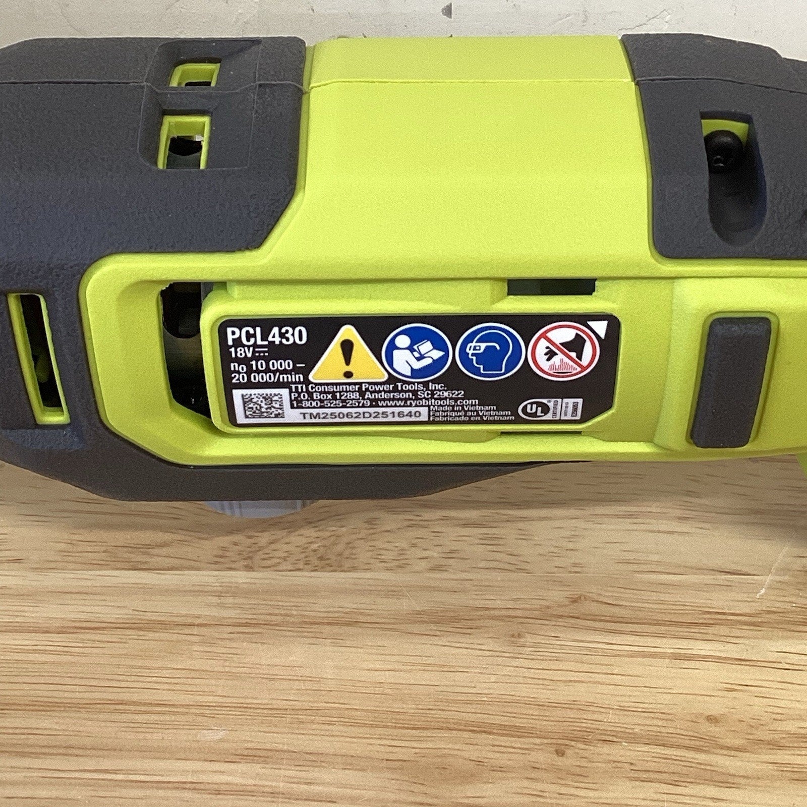 Ryobi PCL430 18V One+ Cordless Oscillating Multi-Tool (Tool Only)