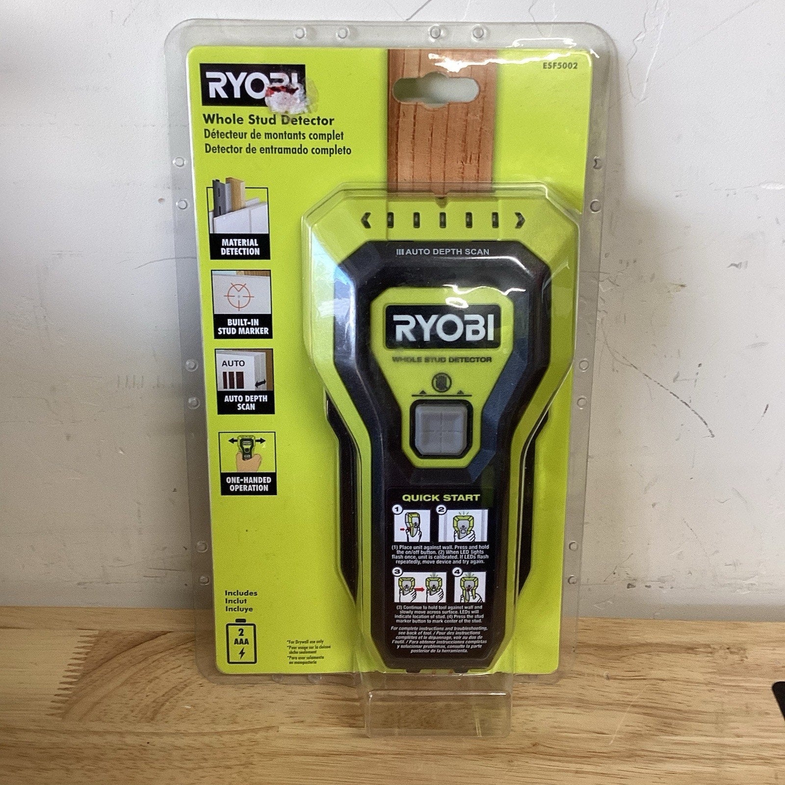 Ryobi Whole Stud Detector - ESF5002