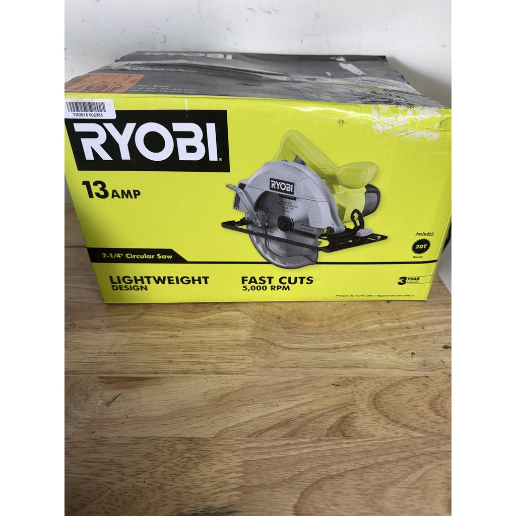 RYOBI 13 Amp 7-1/4" Circular Saw CSB125 Corded w/ 20T Blade - Used