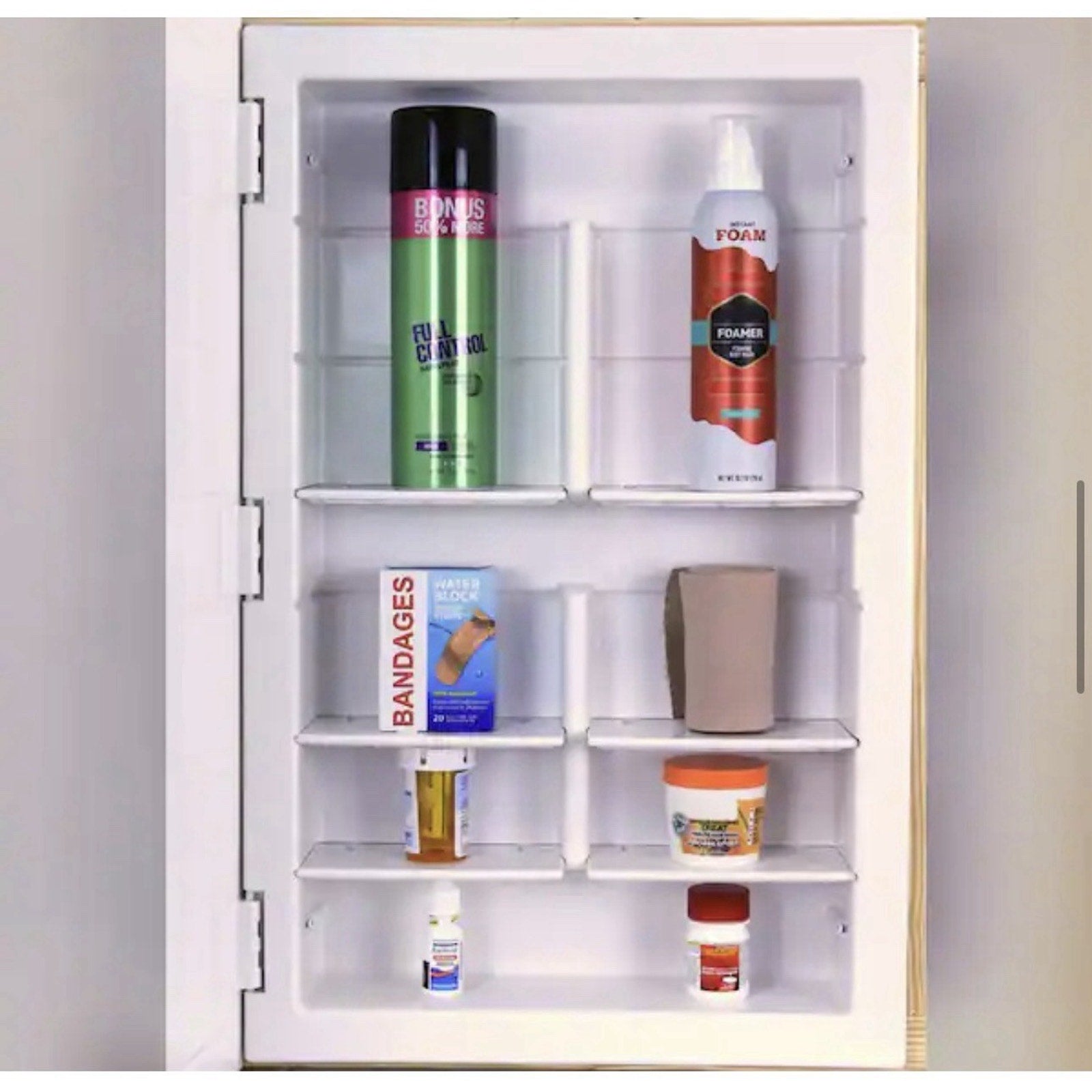 ZACA SPACECAB Vega 16.5" x 26.5" x 3-1/2" Frameless Recessed Medicine Cabinet
