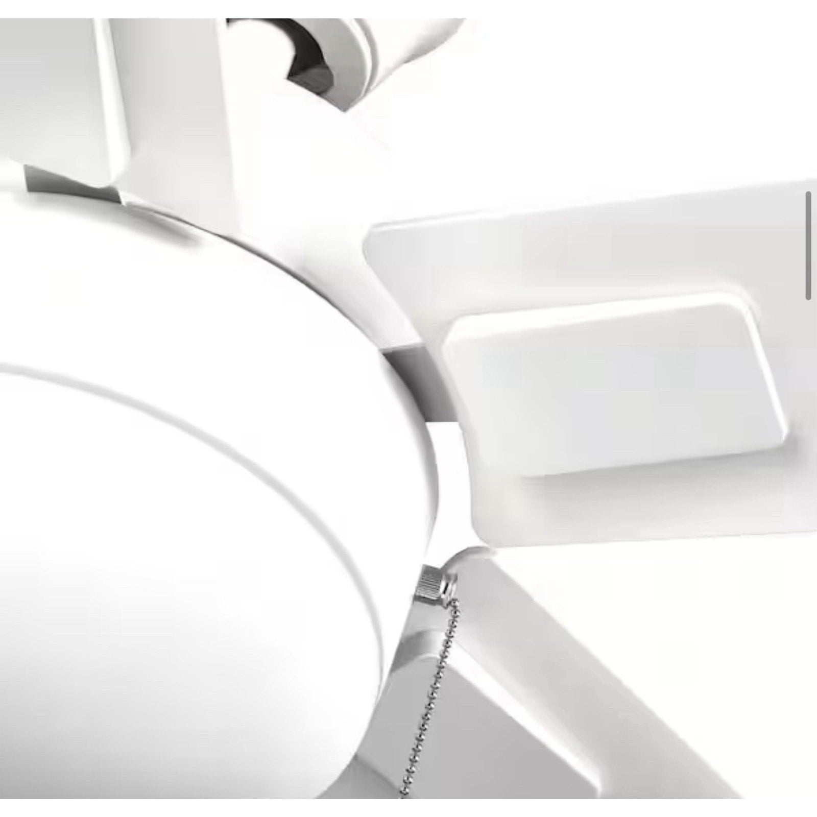 Hampton Bay 52 in Corwin Indoor/Outdoor Matte White LED Ceiling Fan w/ Light Kit