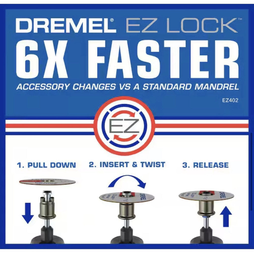 Dremel EZ Lock Rotary Tool Cutting Accessory Kit 11 pc.