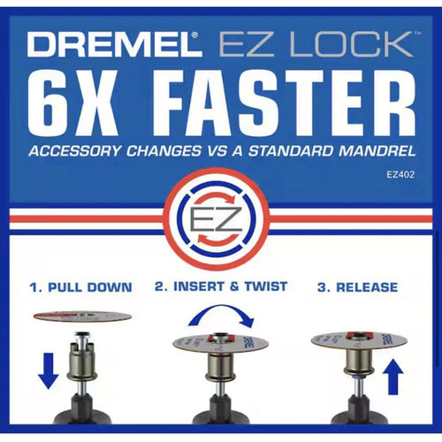 Dremel EZ Lock Rotary Tool Cutting Accessory Kit 11 pc.