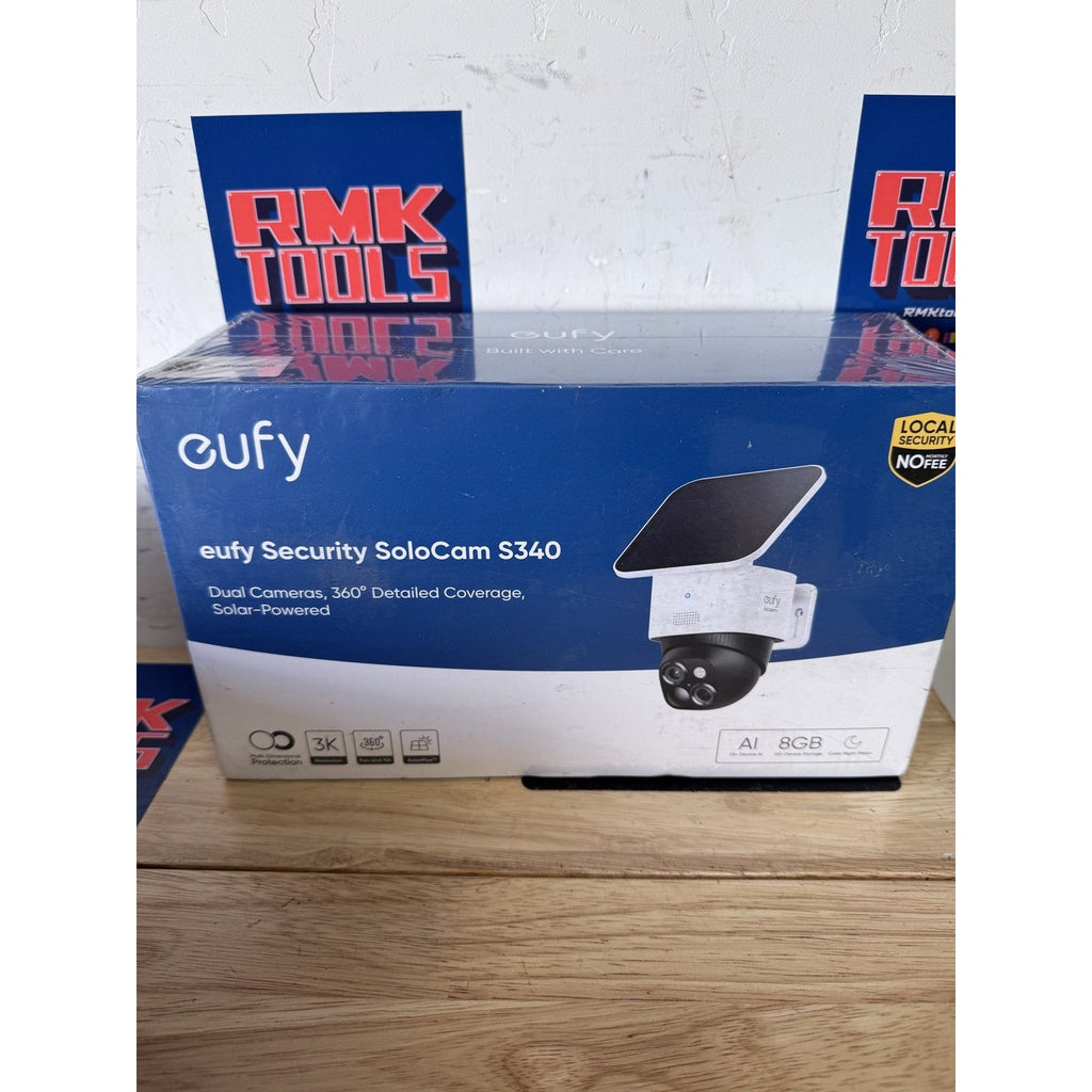 eufy Security SoloCam S340 Solar Wireless Security Camera New Sealed