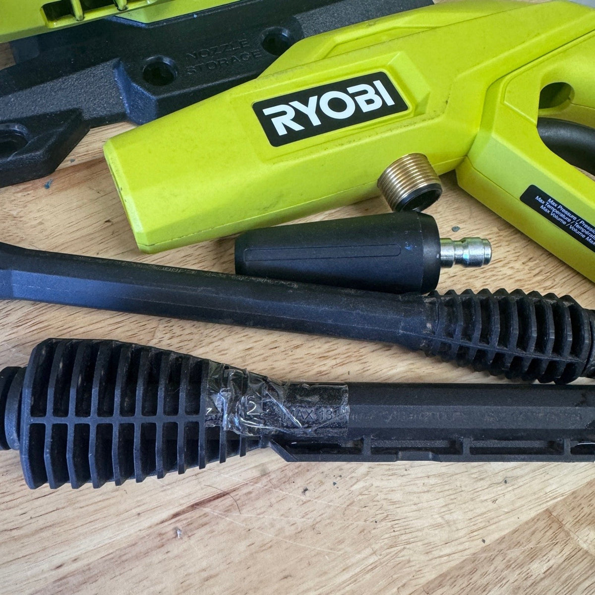 Ryobi RY141803 CORDED 1800 PSI Electric Pressure Washer Tested Complete