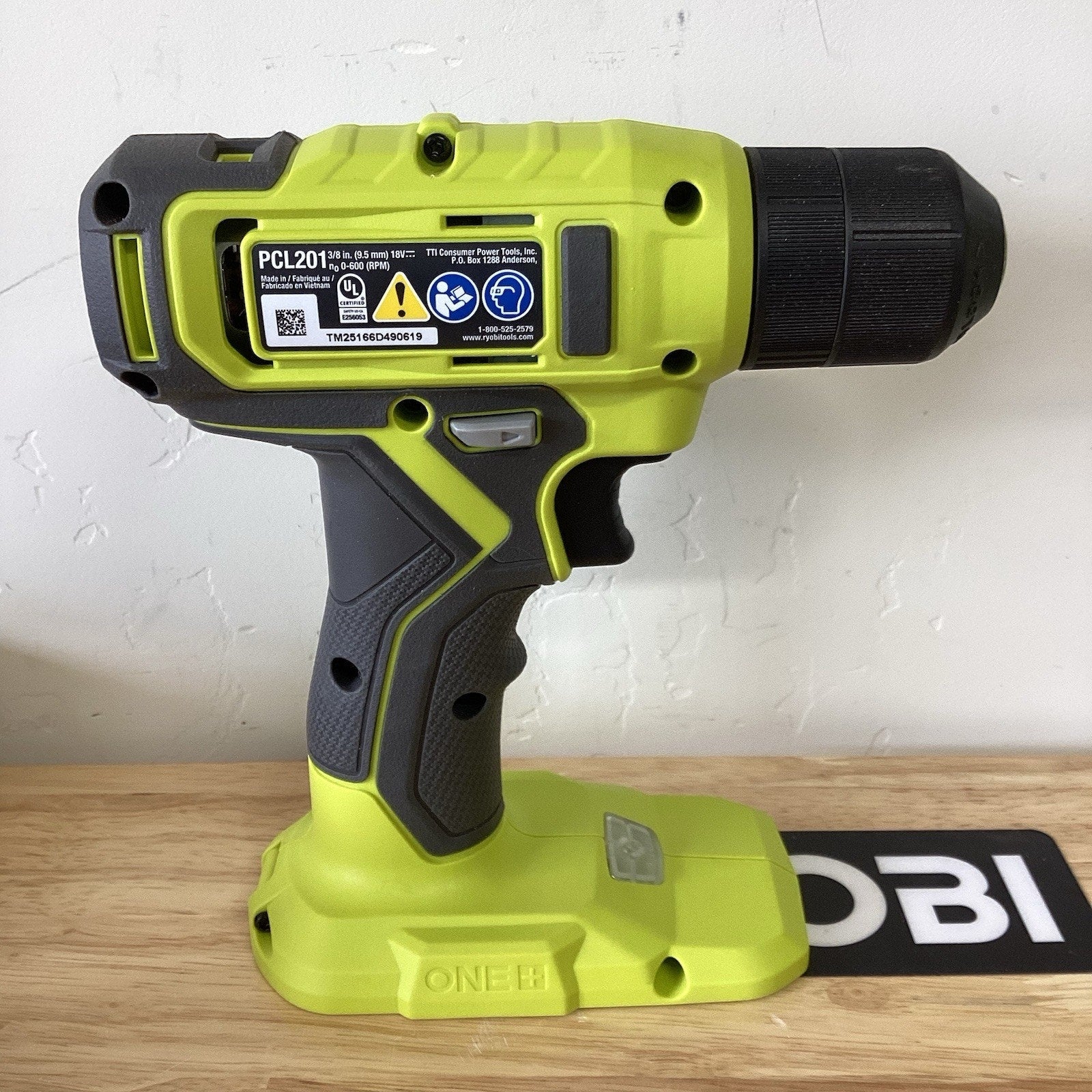 RYOBI ONE+ 18V 3/8" Drill (PCL201) With Battery And Charger