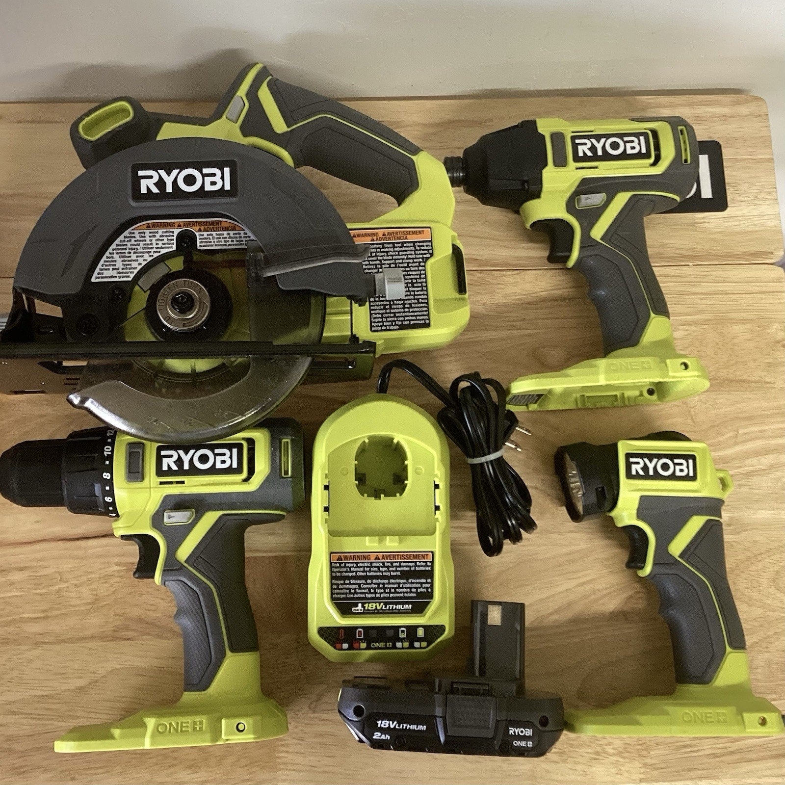 Ryobi Tool Bundle Lot With Battery And Charger