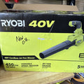 RYOBI 40V 120 MPH 450 CFM Cordless Variable-Speed Jet-Fan Blower (Tool Only)