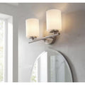 Progress Lighting Replay P2158-09 2-Light Brushed Nickel Vanity OB