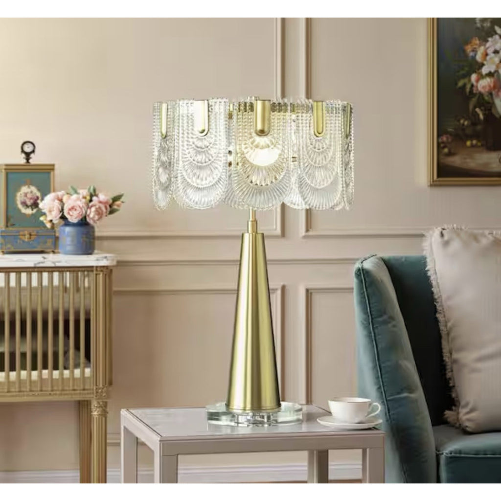 Tamara Day Verena 28in Polished Brass Table Lamp TDL334408DS OB