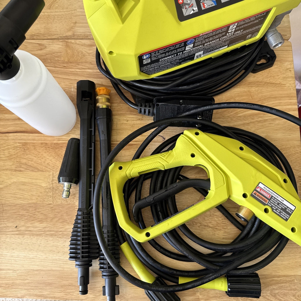RYOBI 1800 PSI 1.2 GPM Electric Pressure Washer Portable Outdoor Cleaner