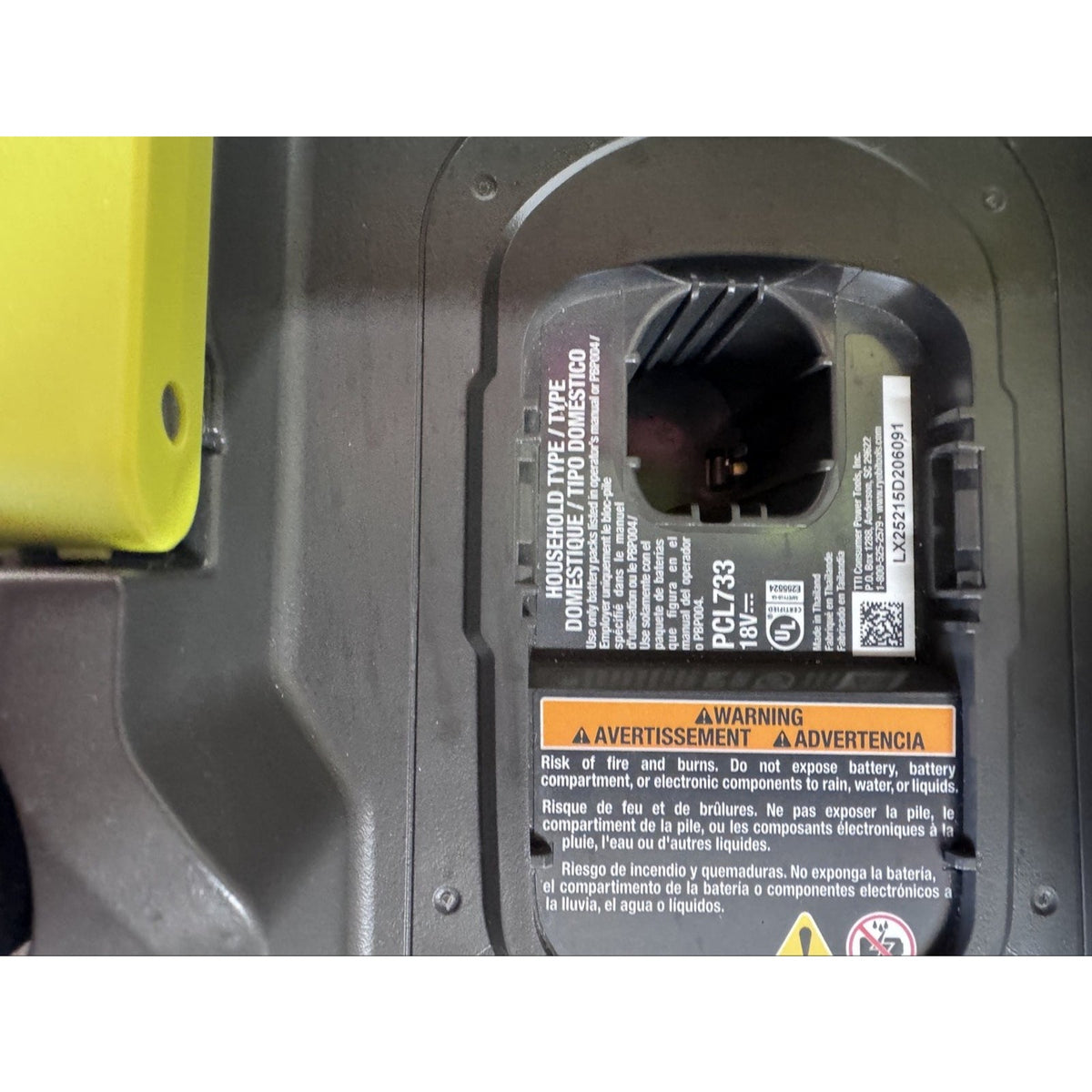Ryobi PCL733B 18V ONE+ 1 Gallon Wet/Dry Vacuum Tool Only Hose Filter Box