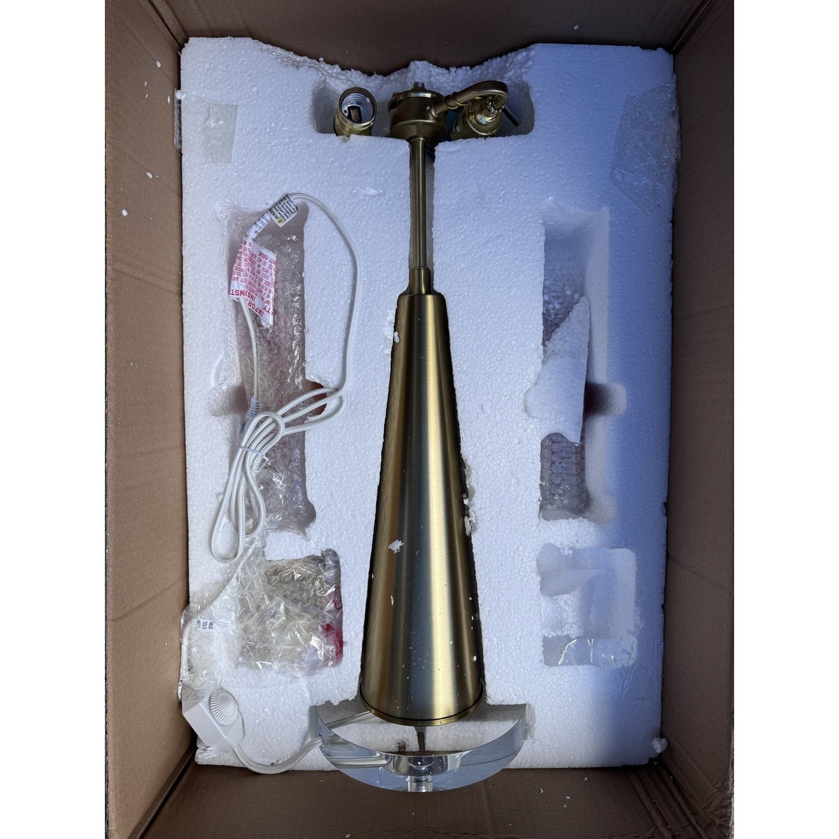 Tamara Day Verena 28in Polished Brass Table Lamp TDL334408DS OB