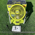 RYOBI 18V ONE+ Whisper Series 12'' Misting Air Cooling Fan - Green (PCL850B)