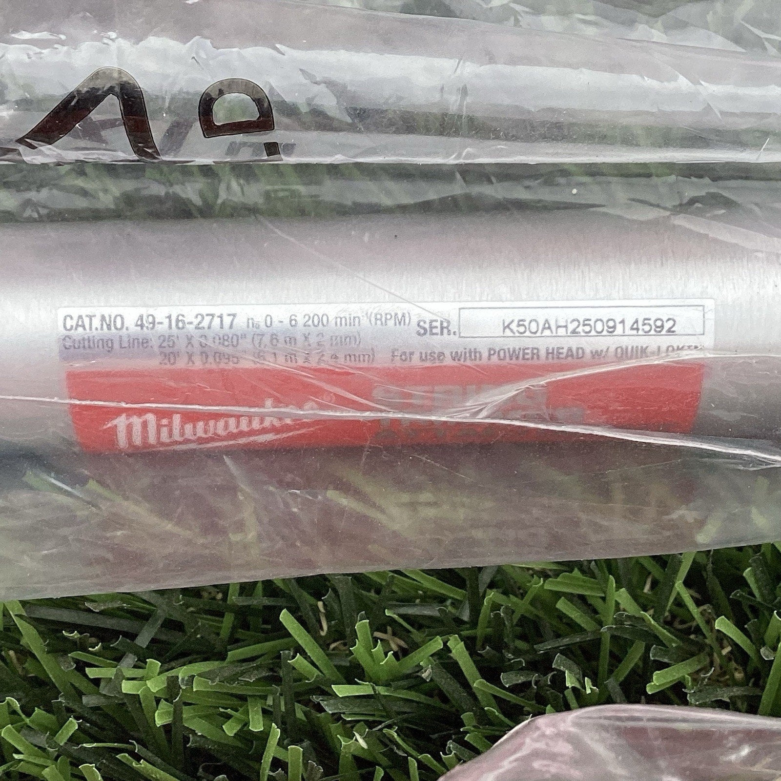 Milwaukee M18 16" FUEL String Trimmer 3016-20ST w/ QUIK-LOK- Tool Only- Open Box See Description