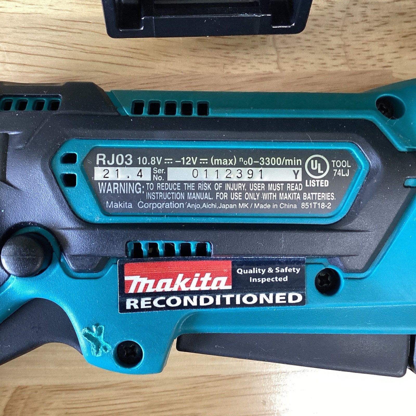 Makita RJ03R1 12V Max CXT Cordless Recipro Saw Kit *Factory Reconditioned*
