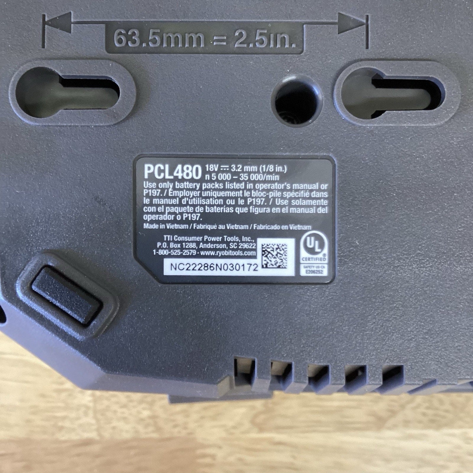 Ryobi PCL480B ONE+ 18V 35,000 RPM Rotary Tool Station - Black/Green
