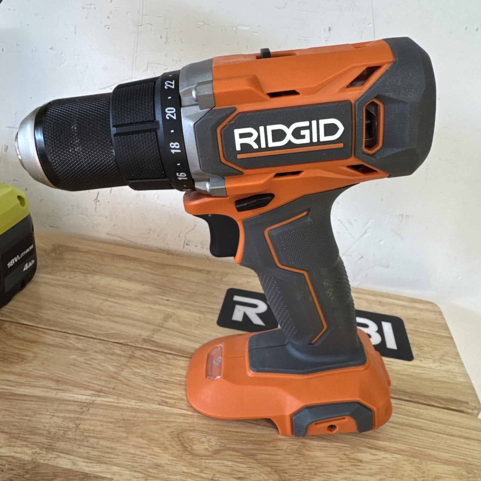 RIDGID R860010 18V Lithium-Ion Compact Drill/Driver - Orange (Tool Only)