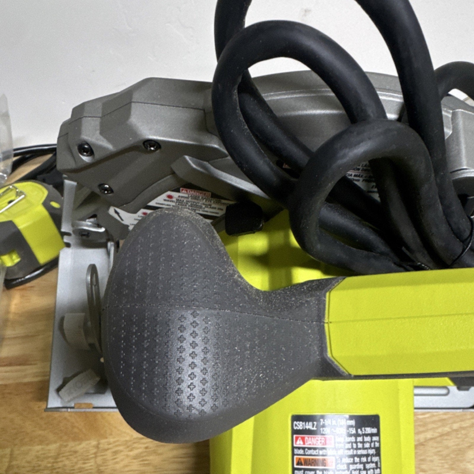 Ryobi 7-1/4 in Corded Electric Circular Saw CSB144LZK with Laser- Tool Only