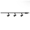 Hampton Bay 44" Black Integrated LED Linear Track Lighting Kit Mini Step 3-Light