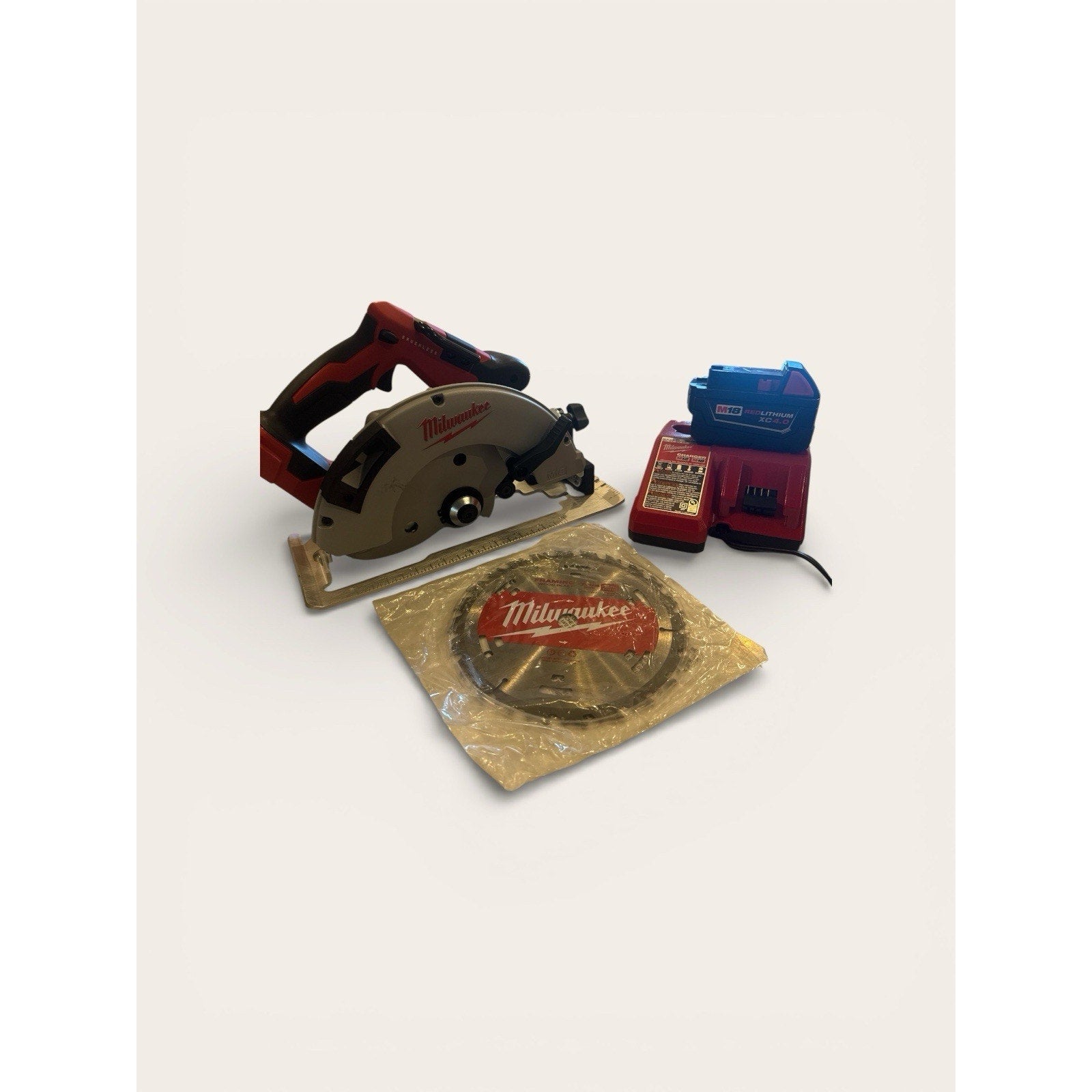 Milwaukee 263120 Circular Saw, Battery, Charger, Blade, Bag. See Description.