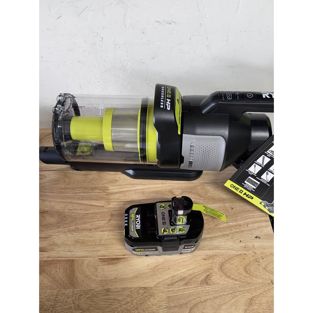 RYOBI ONE+ HP 18V Advanced Stick Vacuum Kit PBLSV719K w/ 4Ah Battery