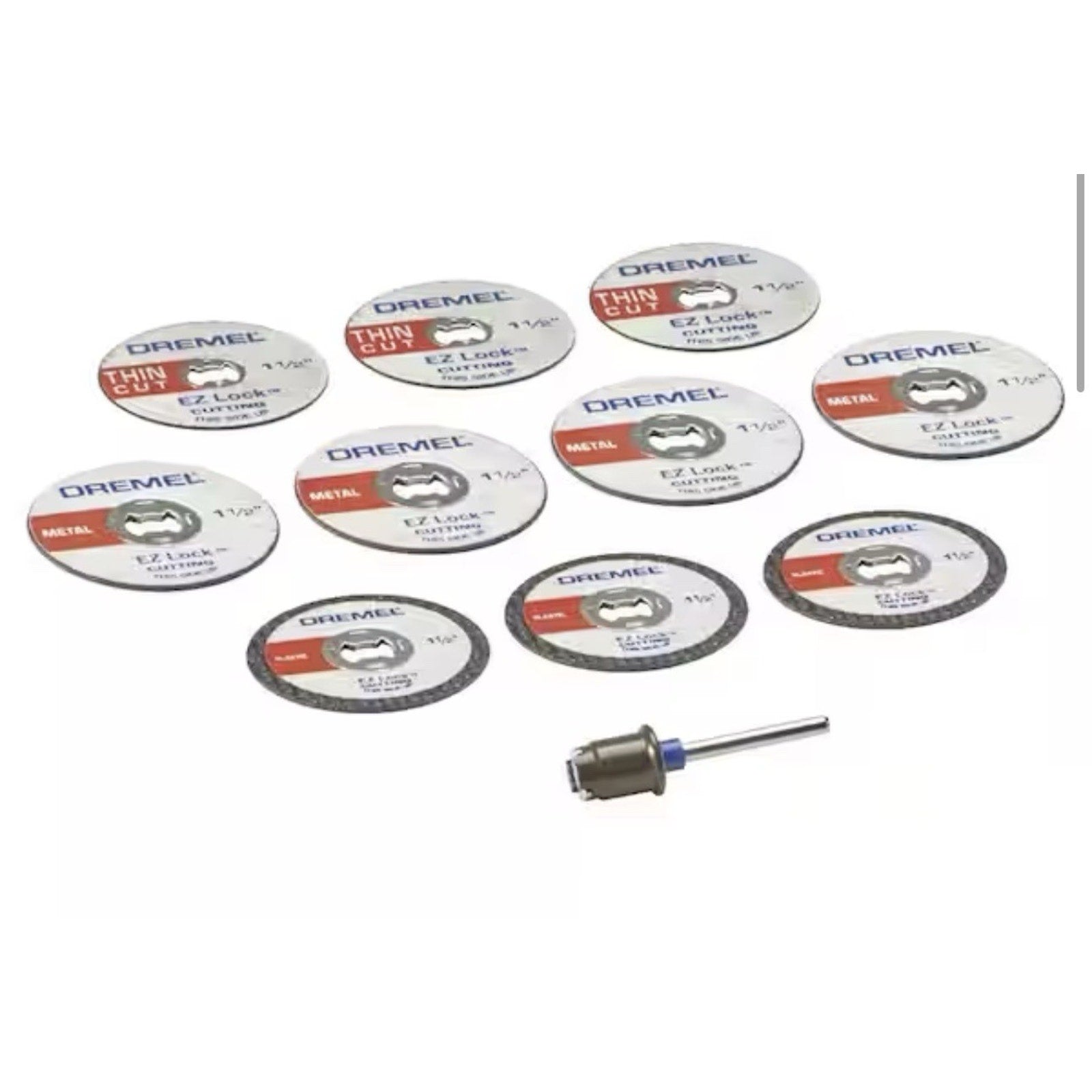 Dremel EZ Lock Rotary Tool Cutting Accessory Kit 11 pc.