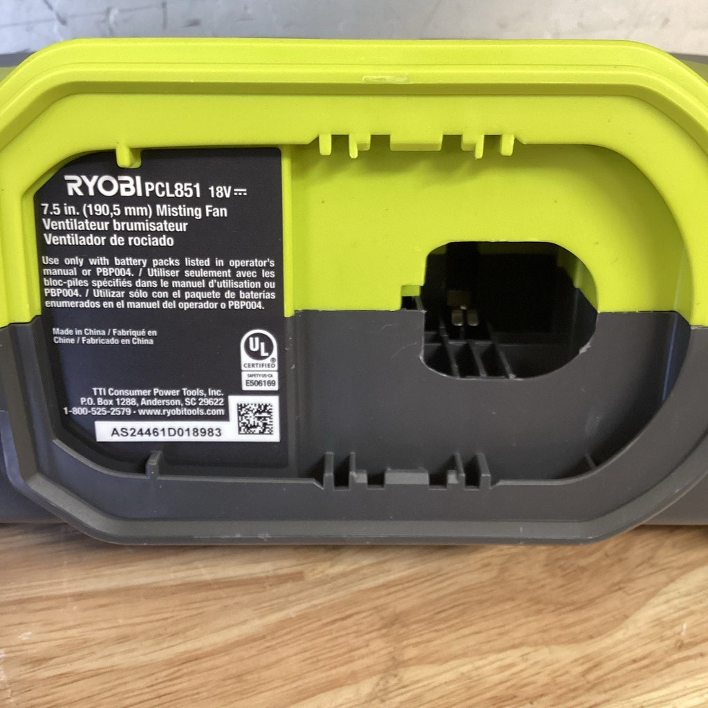 Ryobi PCL851K 18V 7.5" Misting Fan Kit Tool Only