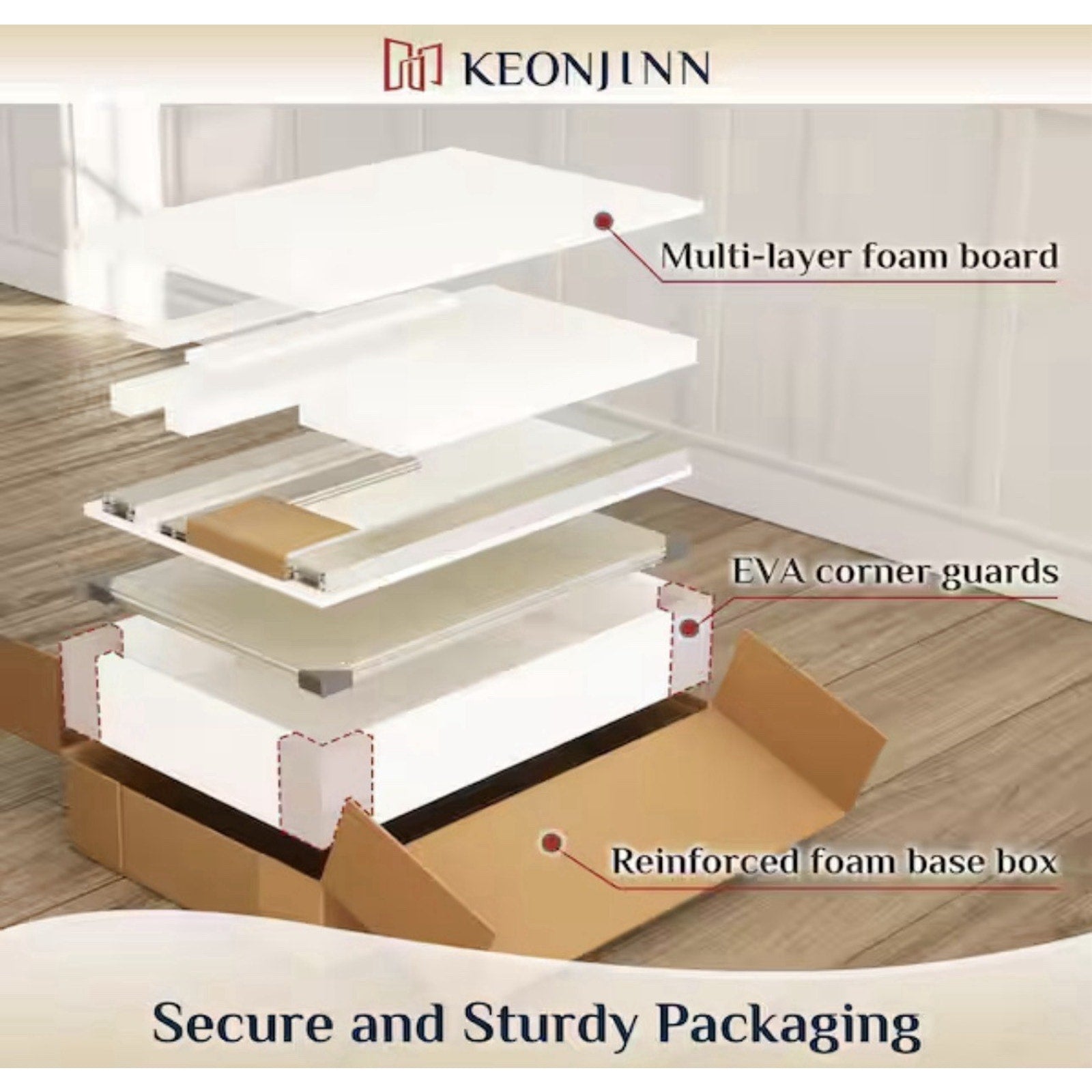 KeonJinn 16 in. W x 24 in. H Medicine Cabinet Rectangular Frameless