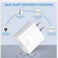 Universal 20w USB-C charger block and 3ft cable