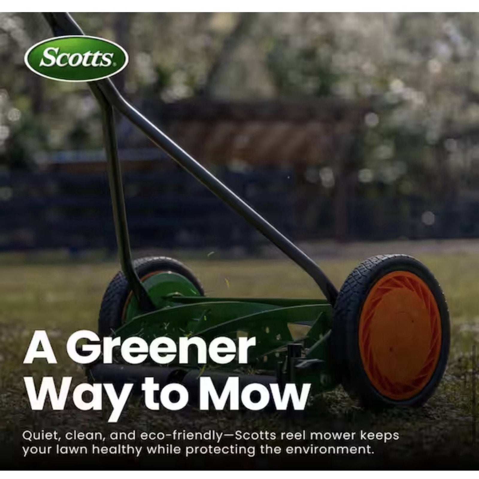 Scotts Scott's 16 in. Manual Walk Behind Push Reel Lawn Mower