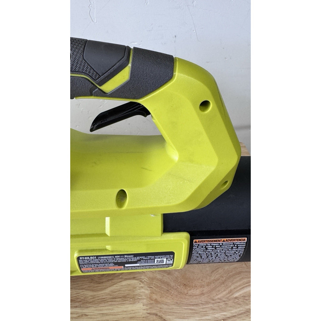 Ryobi RY40LB01 40V 550CFM Cordless Battery Powered Blower (Tool Only)