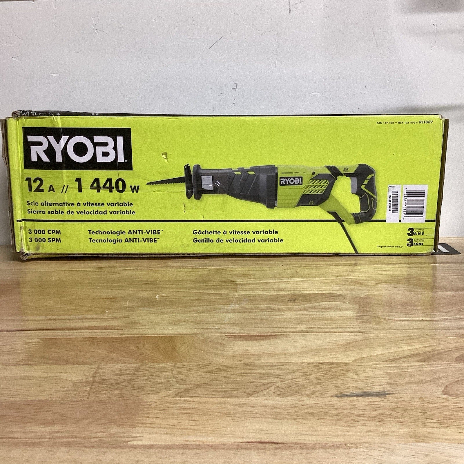 Ryobi RJ186V Reciprocating Saw