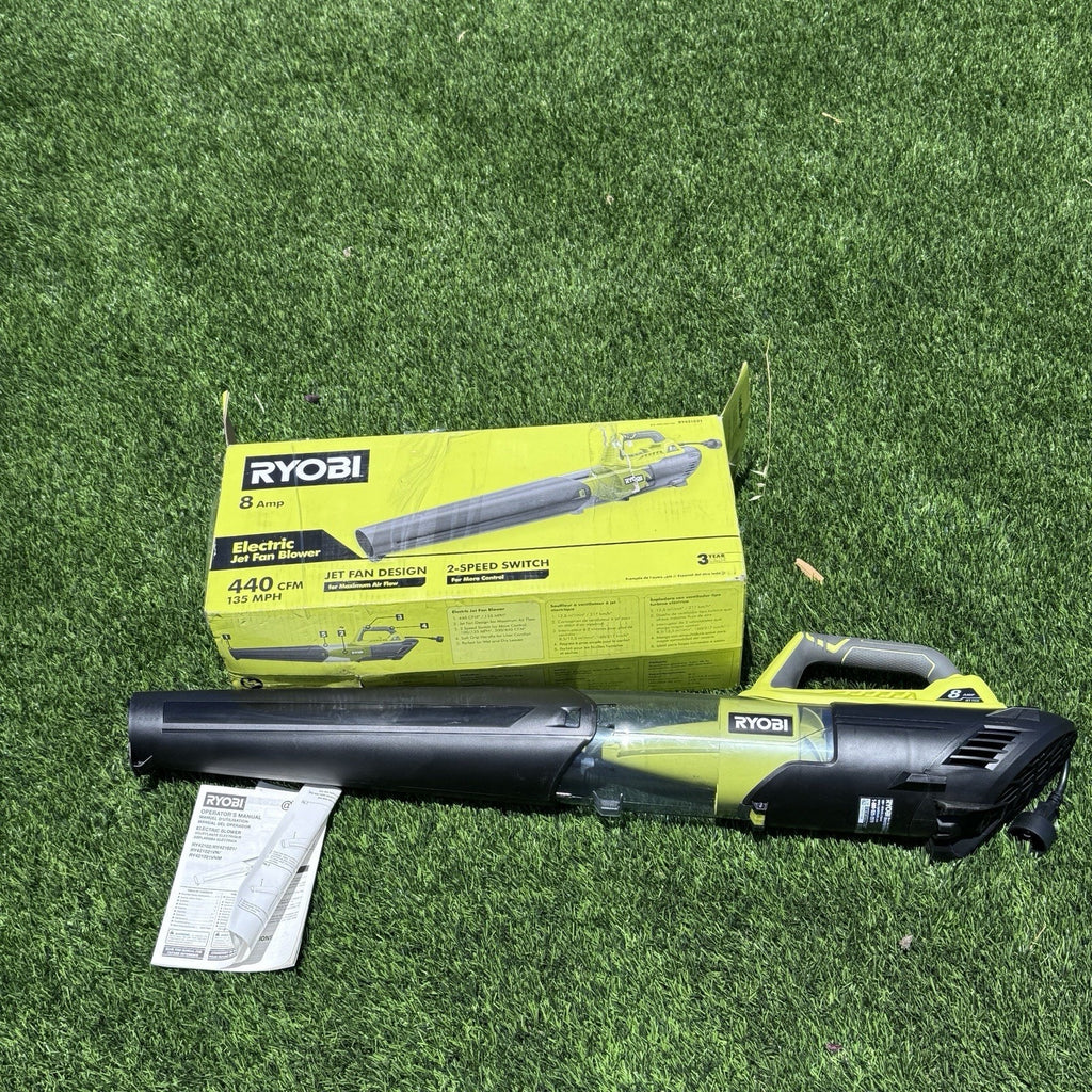 Ryobi 135 MPH 440 CFM 8 Amp Electric Jet Fan Blower