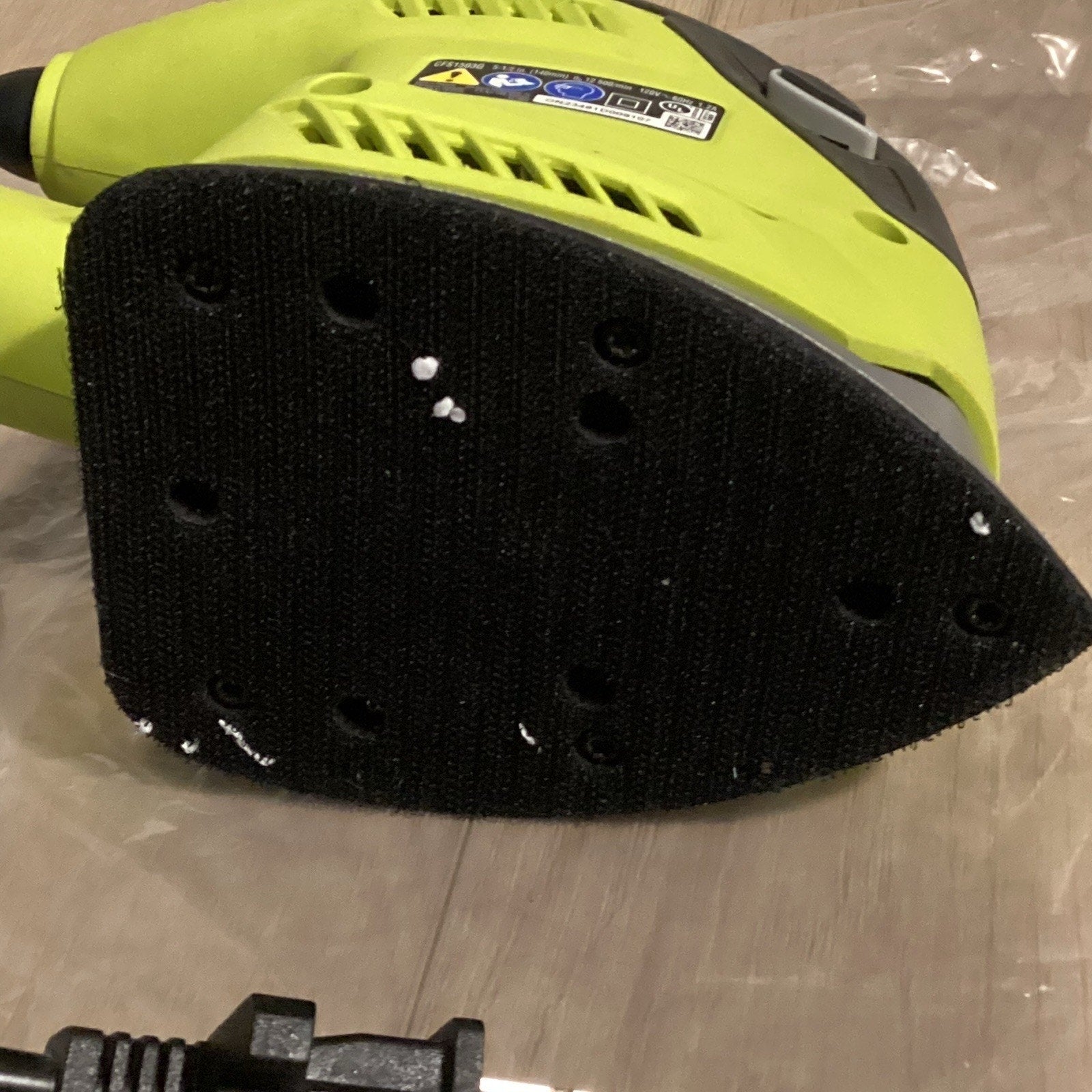RYOBI CFS1503GK Corner Cat Sander - Green. NO BAG