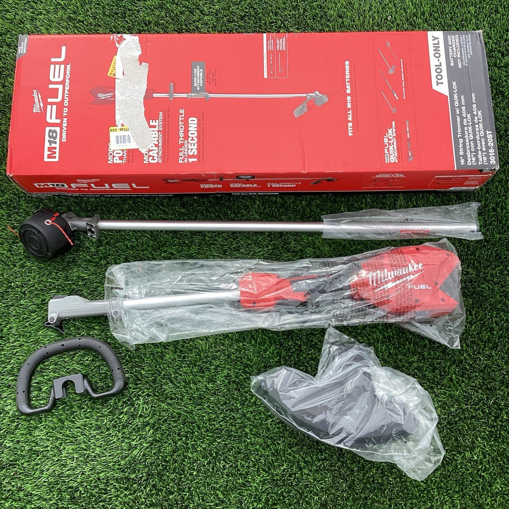 Milwaukee M18 16" FUEL String Trimmer 3016-20ST w/ QUIK-LOK- Tool Only- Open Box See Description