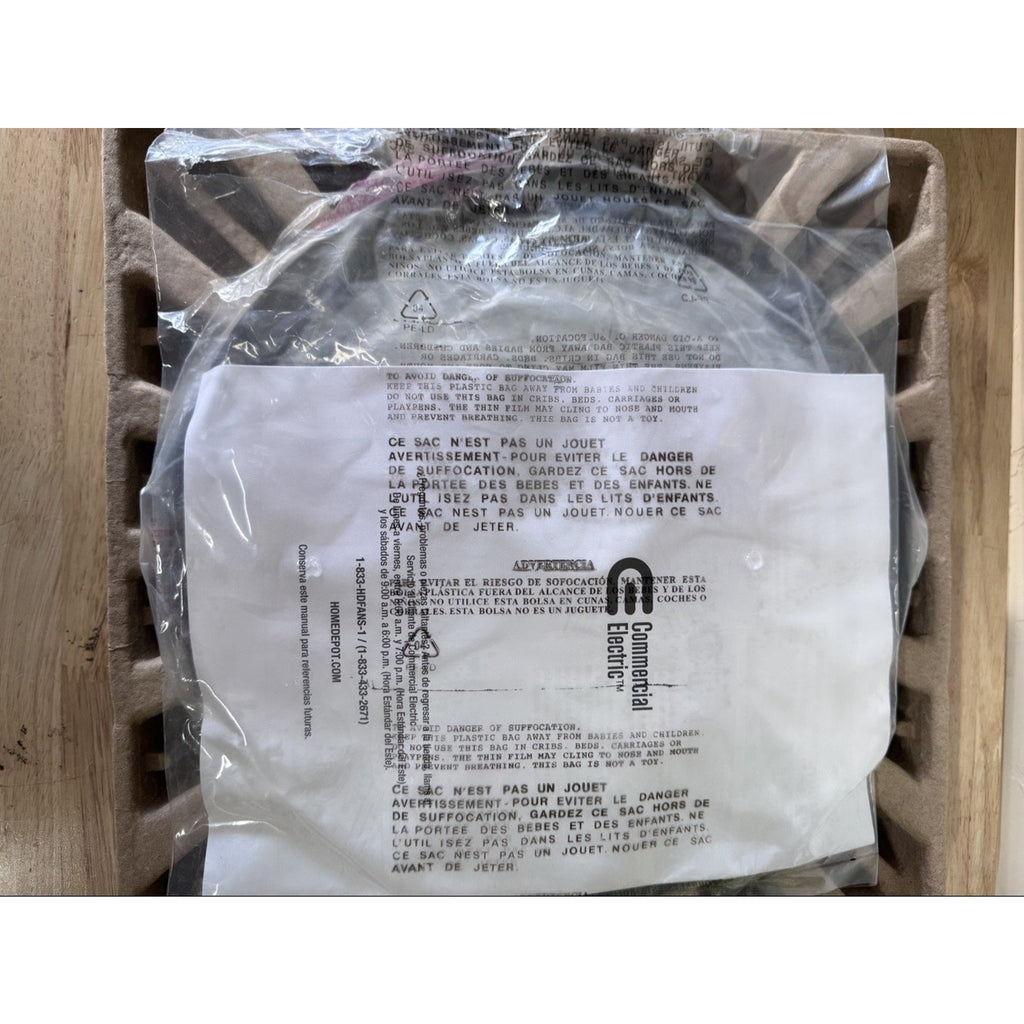 Commercial Electric LIAK366A-MBK Ceiling Fan LED Light Kit 3470lm OB