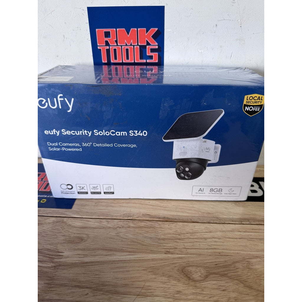 eufy Security SoloCam S340 Solar Wireless Security Camera New Sealed