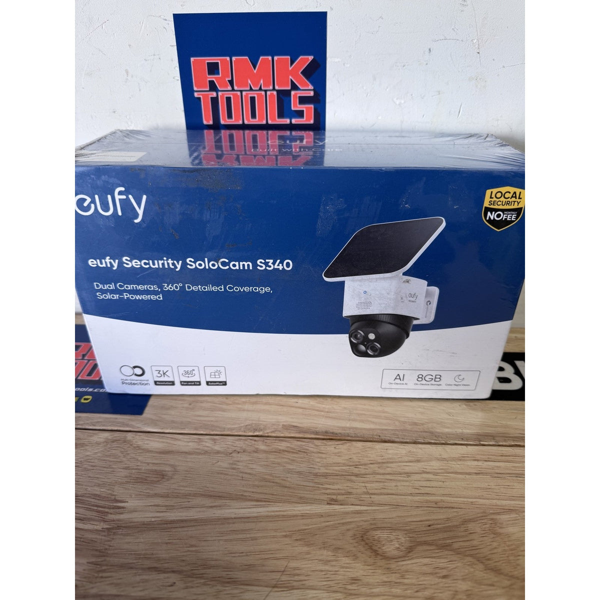 eufy Security SoloCam S340 Solar Wireless Security Camera New Sealed
