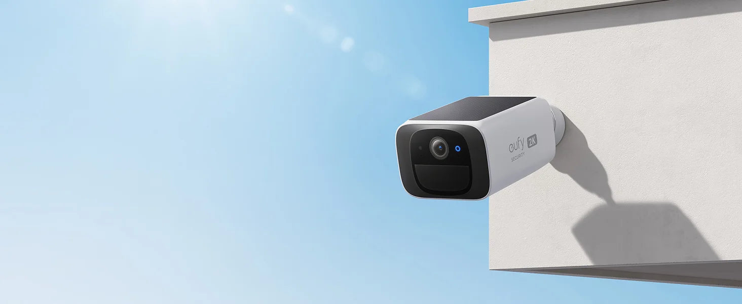 Renewed eufy Security SoloCam S220, Solar Security Camera, Wireless Outdoor Camera, Continuous Power, 2K Resolution, Wireless