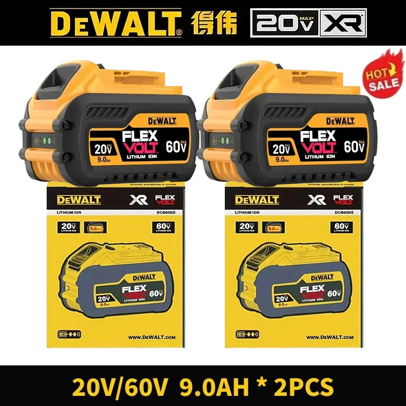 100%Original Dewalt 20V 6000mAh Power Tool Battery DCB206 DCB205 DCB200 DCF887 DCG405 DCD791 DCF922 DCF850 DCD805 tool battery