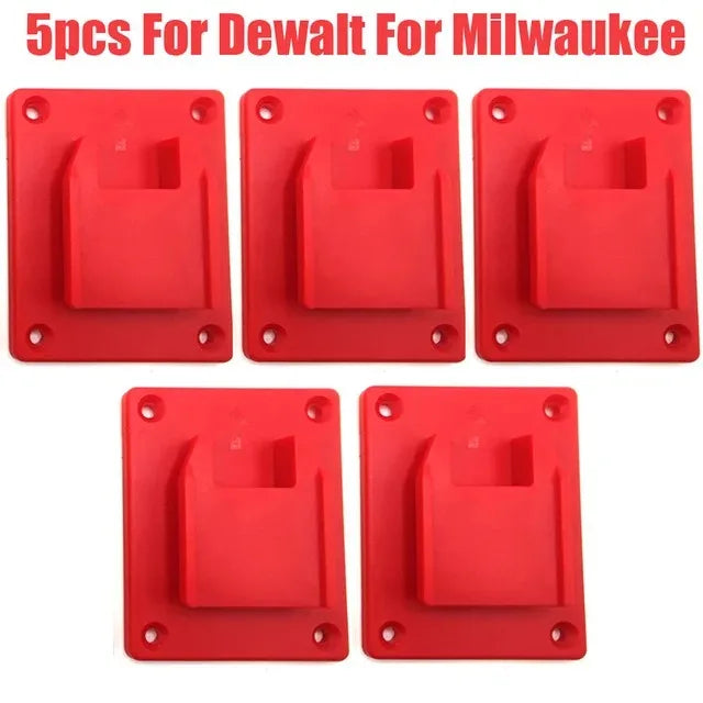 Tool Holders for Dewalt 14.4V 18V 20V Drill with 4 Mounting Nails Tool Mount Fit for Milwaukee M18 18V Tools Hanger